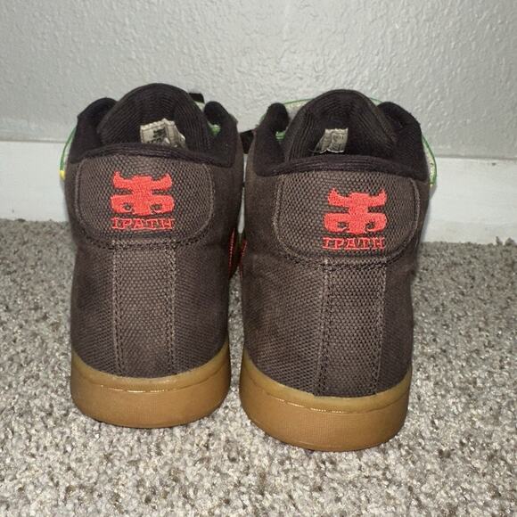 Ipath Grasshopper Rasta Brown Hemp Skateboard Skate Shoes Sneakers Mens 11 - Picture 6 of 8